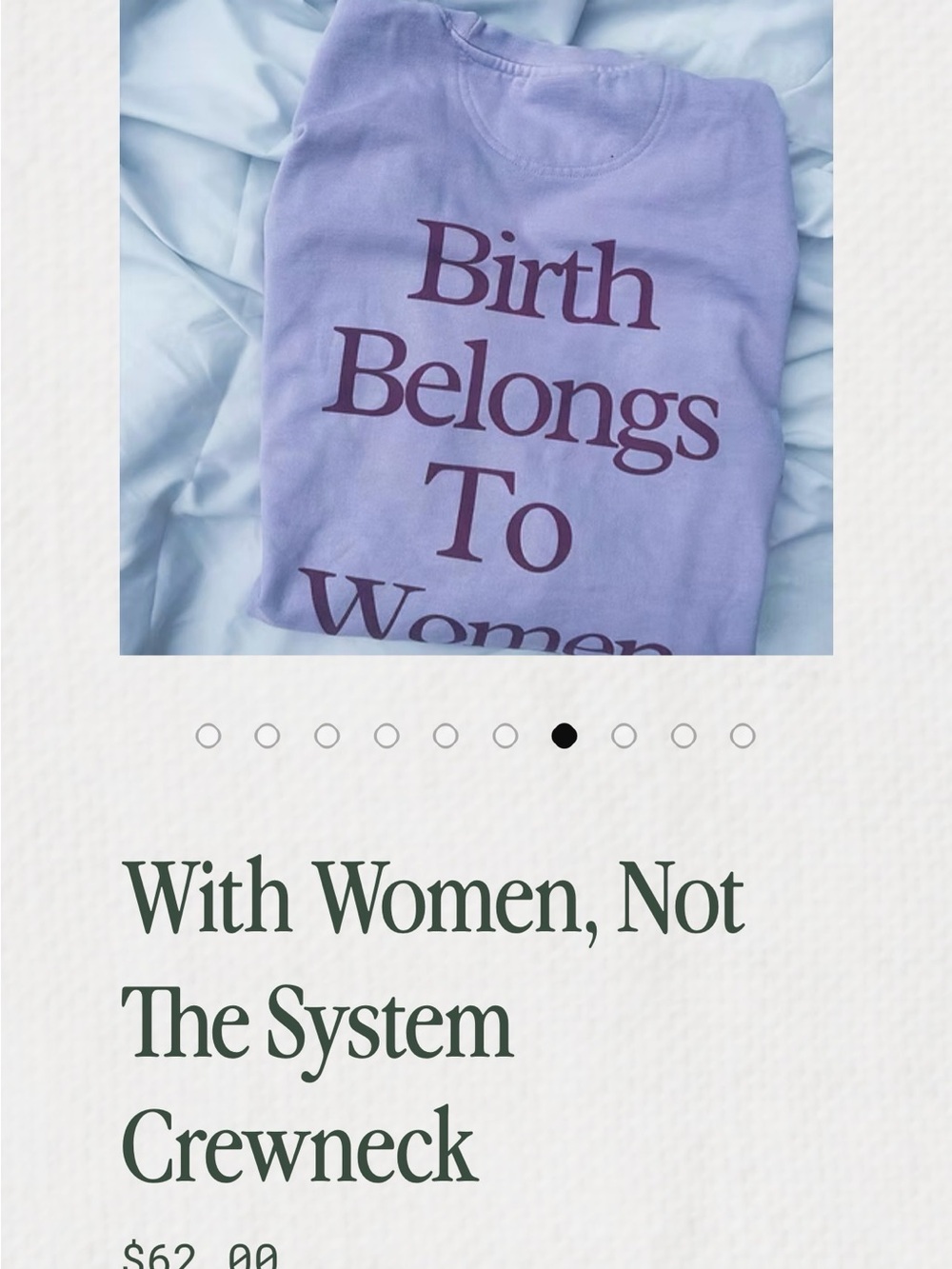 BBTW Birth Worker / Doula / Midwife Oversized Sweater - Picture 2 of 8